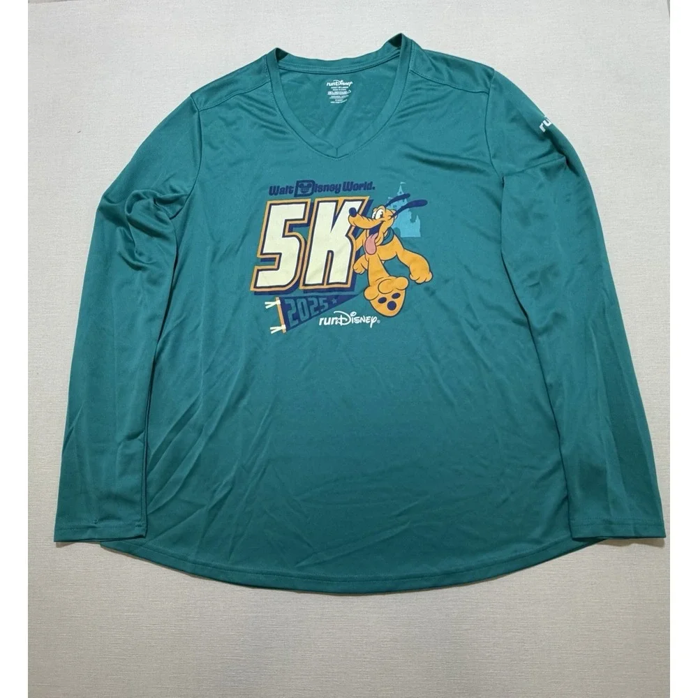 RunDisney Walt Disney World 5K 2025 Race Shirt Goofy Adult 2XL